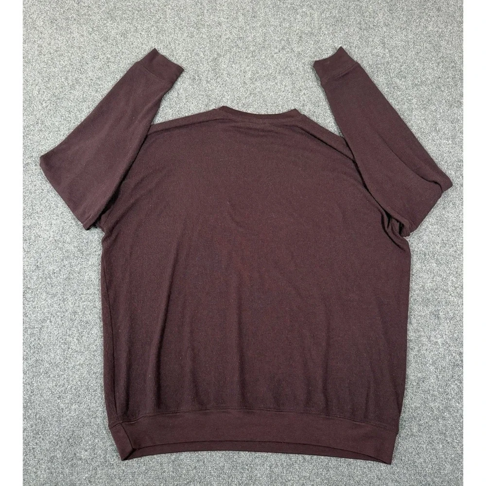 Alo Yoga Crew Neck Sweatshirt Mens Medium Plum Purple Boxy Oversized